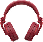 Pioneer DJ HDJ-X5BT-RPDJ Red Bluetooth DJ Headphones
