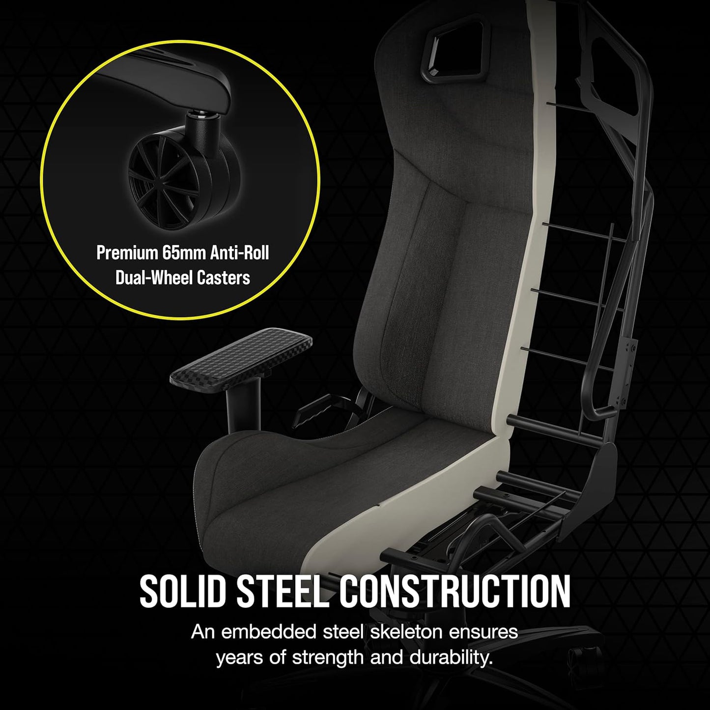 Corsair CF-9010057-WW T3 Rush Charcoal Gaming Chair