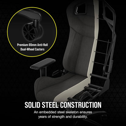 Corsair CF-9010057-WW T3 Rush Charcoal Gaming Chair