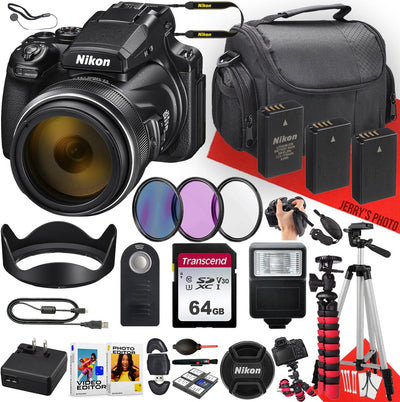 Nikon COOLPIX P1000 125x Zoom Camera Bundle