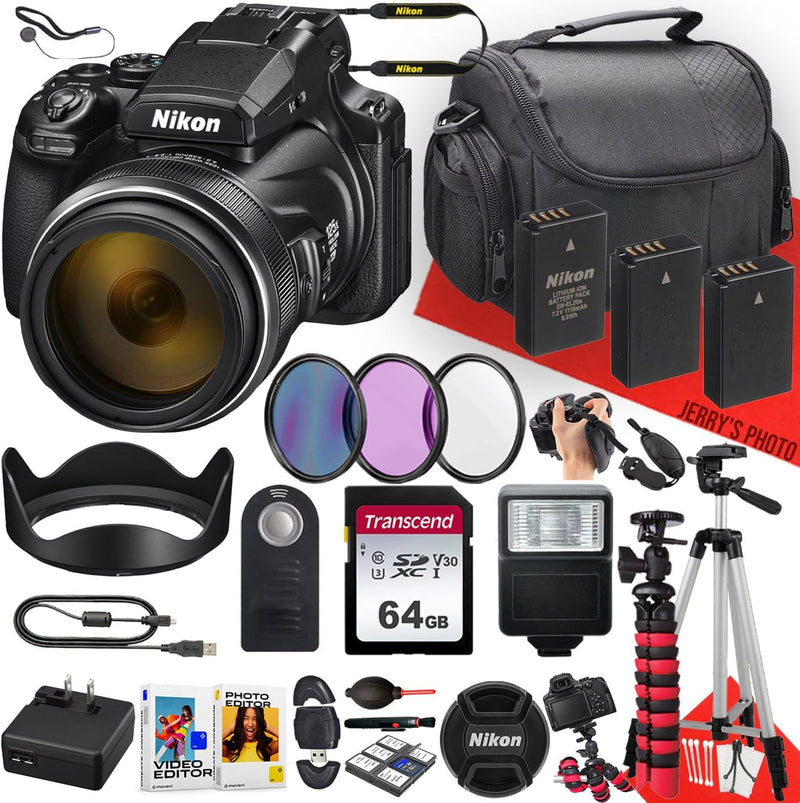 Nikon COOLPIX P1000 125x Zoom Camera Bundle — main product image