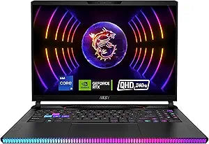 MSI RAIDERGE6813082 16" QHD+ 240Hz RTX 4070 Gaming Laptop