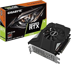Gigabyte GV-N2070IX-8GC RTX 2070 Mini ITX Graphics Card