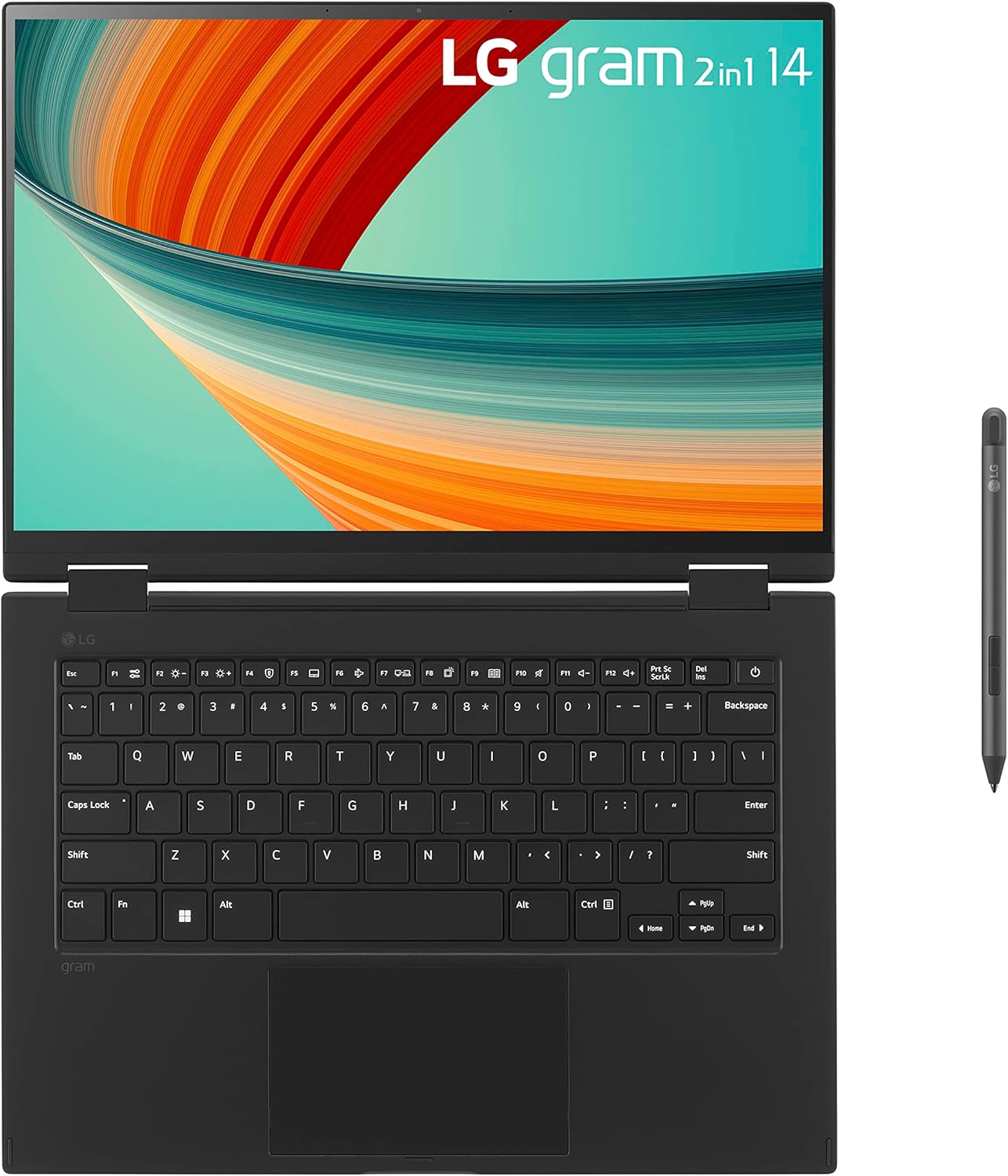 LG 14T90R-K.ADB9U1 gram 2in1 Lightweight Touch Laptop