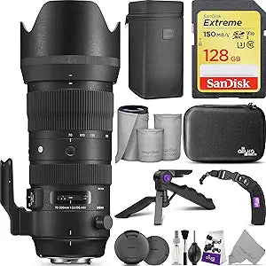 Sigma 70-200mm f/2.8 DG OS HSM Canon EF Lens Bundle