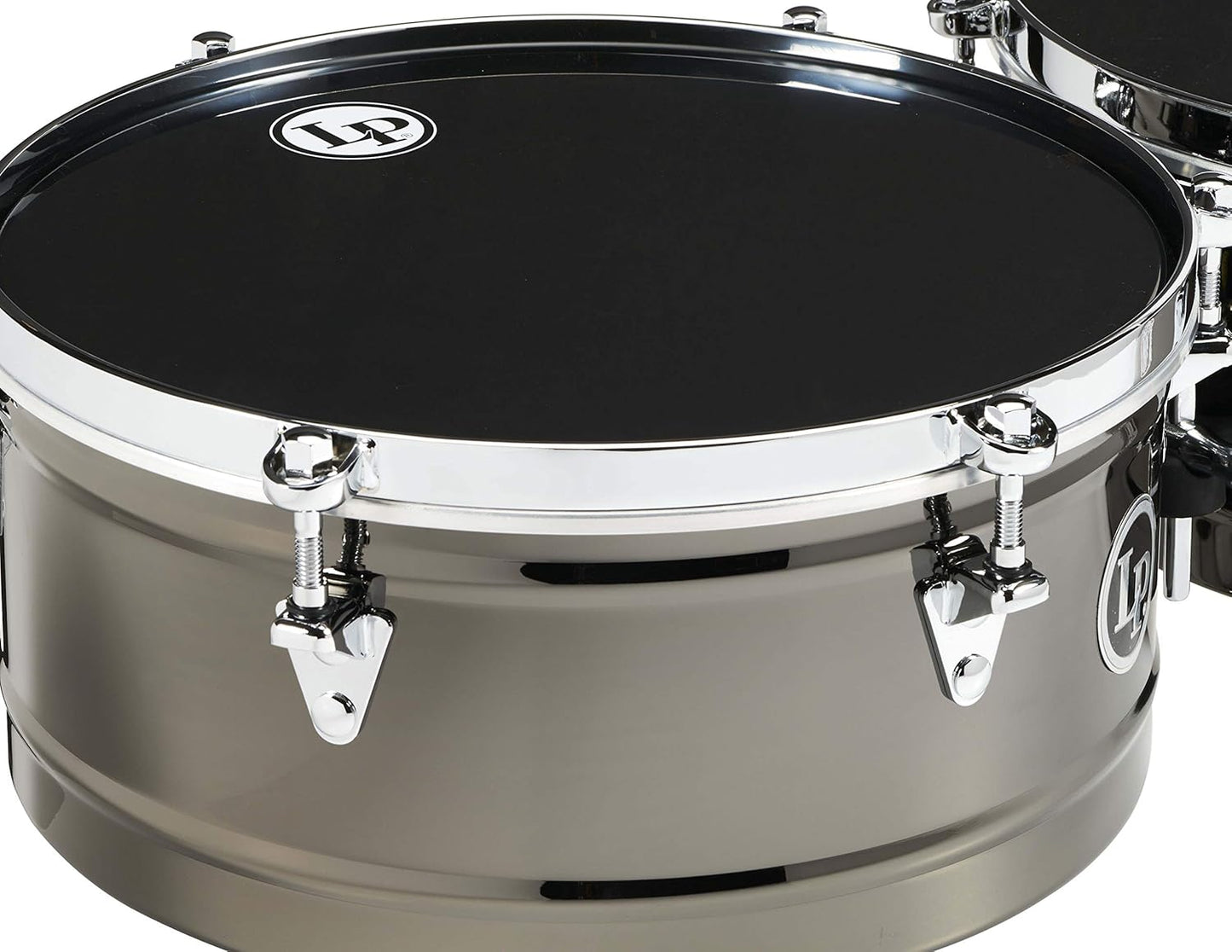 Latin Percussion LP1415-KP Karl Perazzo Black Nickel Timbales