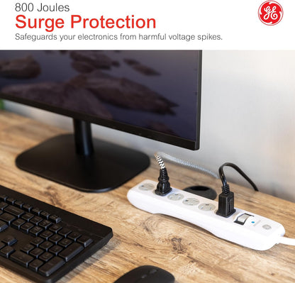 GE 67051 6-Outlet Surge Protector with 6ft Cord