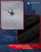 Spyder Hoodie Men's Sherpa Lined Full Zip - Cozy