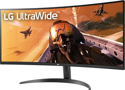 LG 34WP60C-B 34-Inch Curved UltraWide Monitor