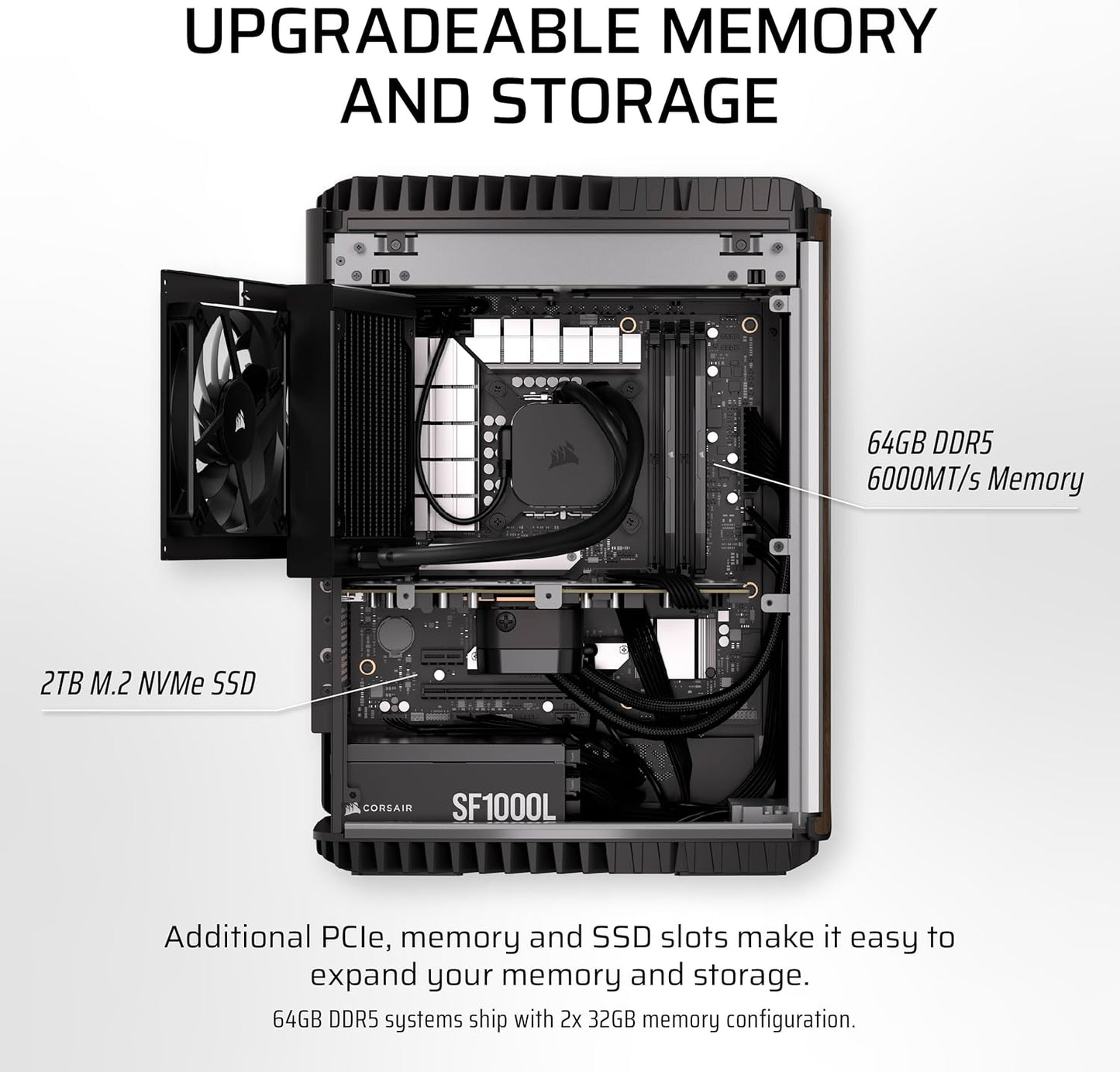 Corsair CS-9020037-NA ONE i500 RTX 4090 Liquid-Cooled Gaming PC