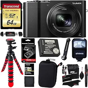 Panasonic DMCZS100K Lumix 4K Digital Camera Bundle