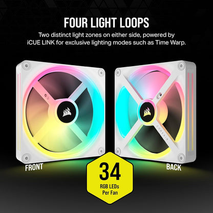 Corsair CO-9051008-WW iCUE LINK QX140 RGB Fan Kit
