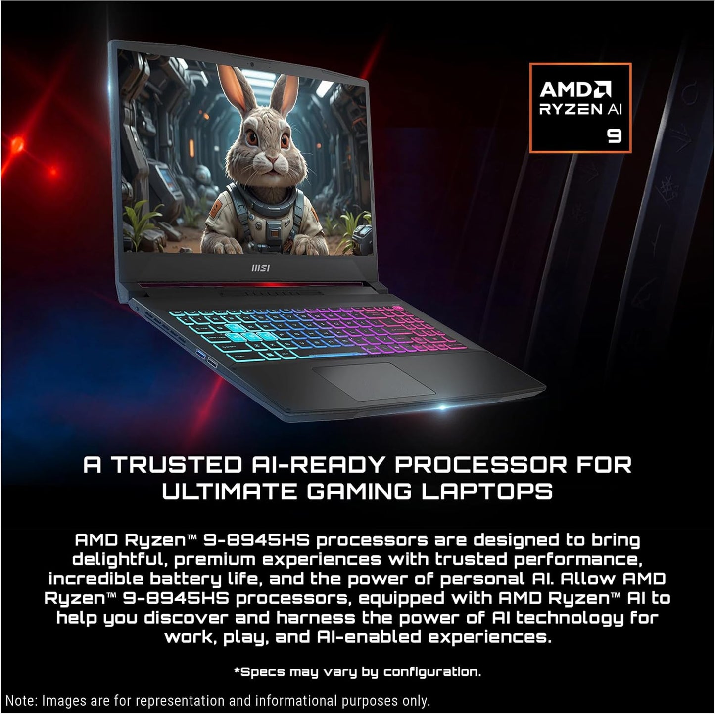 MSI Katana 15 Ryzen 9 RTX 4070 Gaming Laptop