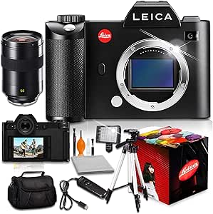 Leica LEICSJFHU08 SL Mirrorless Camera 50mm Lens Lighting Bundle