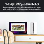 QNAP TS-133-14ST-US 1 Bay NAS - 4TB Seagate IronWolf Bundle
