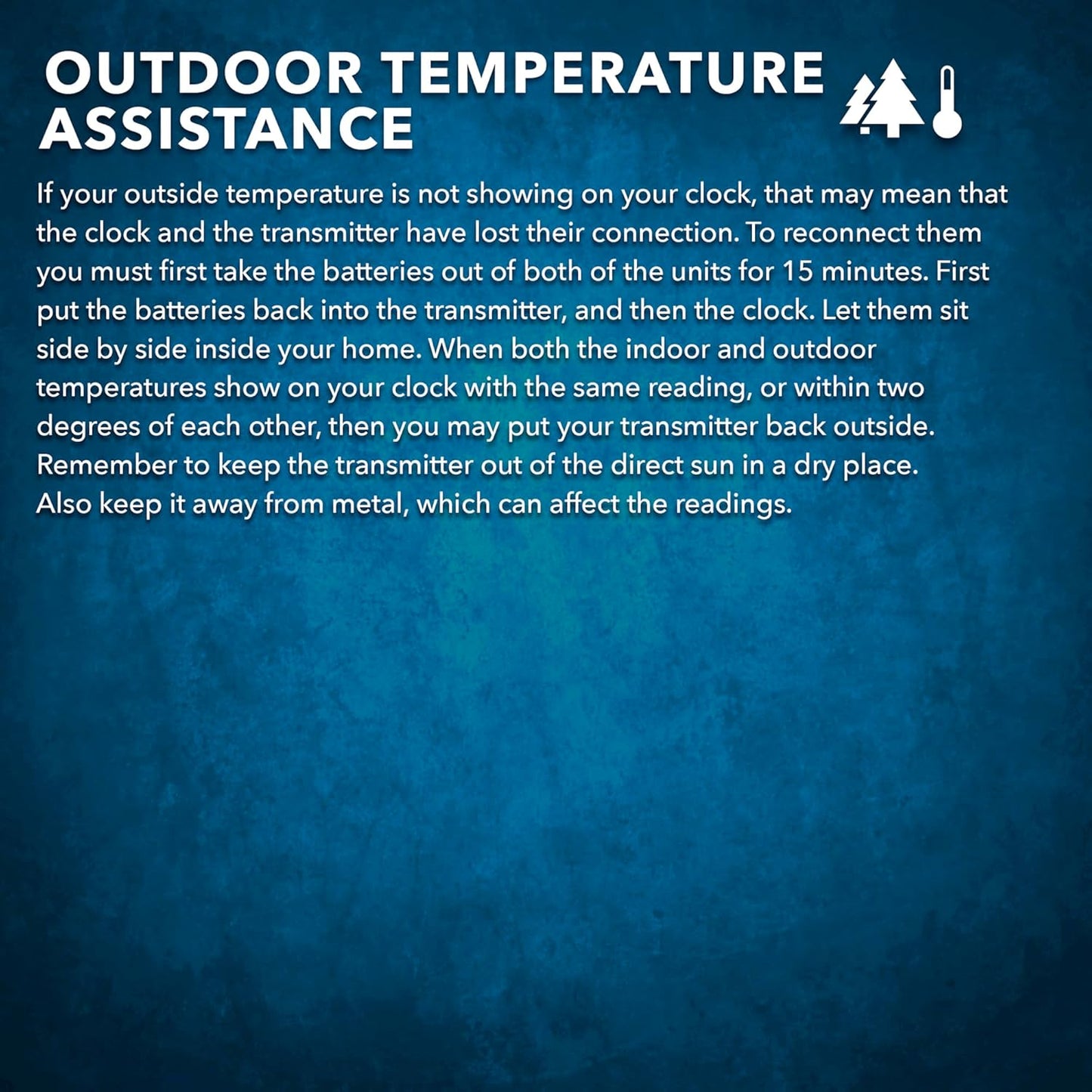 Sharp Atomic Clock with Indoor/Outdoor Temperature