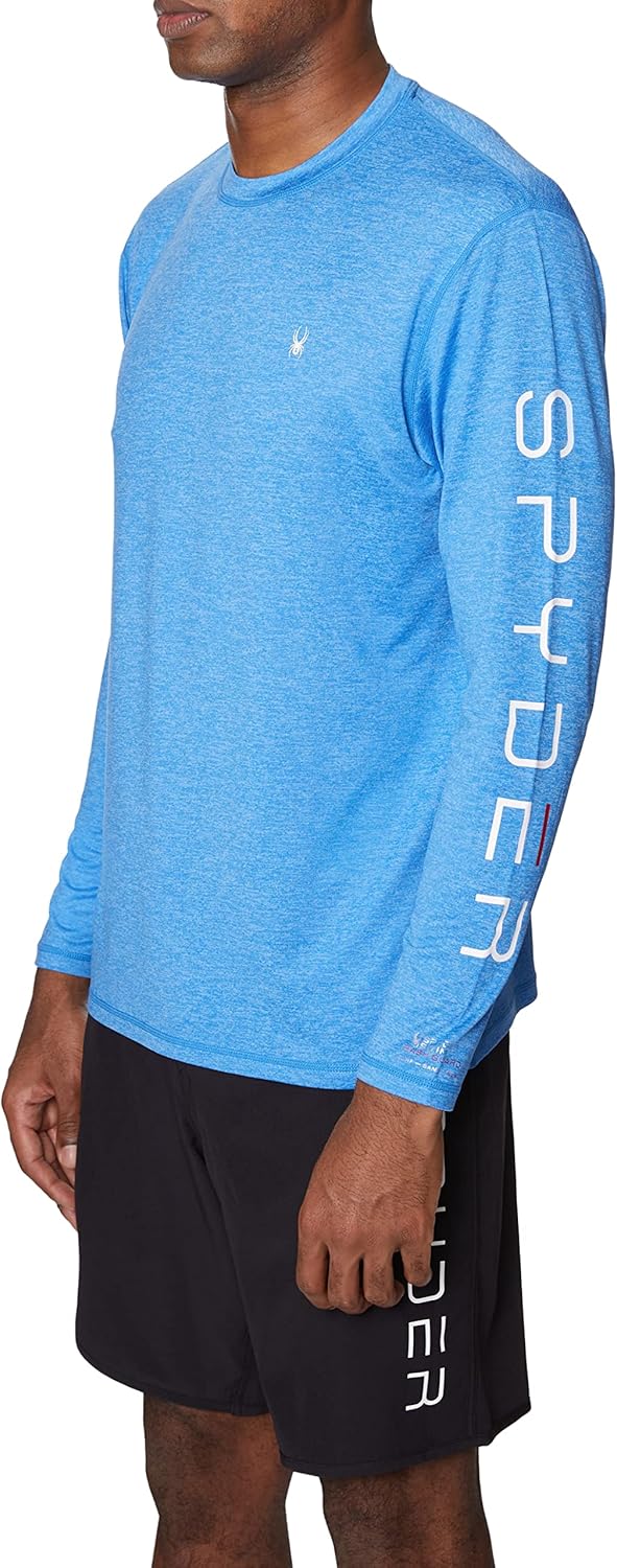 Spyder S923173 Heather Long Sleeve Rashguard — main product image
