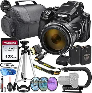 Nikon P1000 - COOLPIX Digital Camera Bundle - 125x Zoom