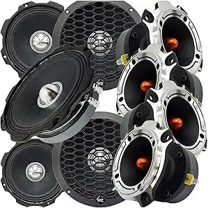 Gravity WZ6G WZ40TW 6.5" Midrange Speakers & Tweeters Combo