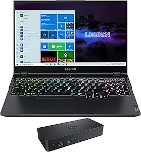 Lenovo 82JW00BFUS-4111-226033 Legion 5 Gaming Laptop with Dock