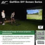 Elite Screens DIY10X20-IPW1145-F Golf Simulator Impact Screen 10'x20'