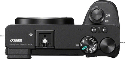 Sony ILCE6600/B a6600 Mirrorless Camera Bundle