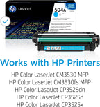 HP CE251A 504A Cyan Toner Cartridge