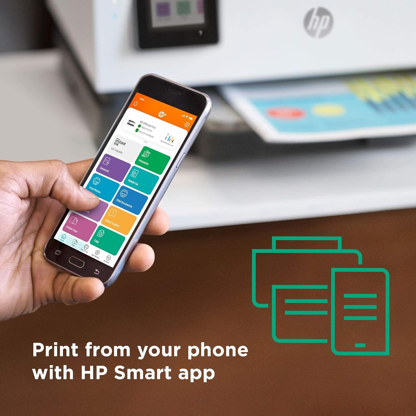 HP OfficeJet Pro 8035e Basalt Wireless All-in-One Printer