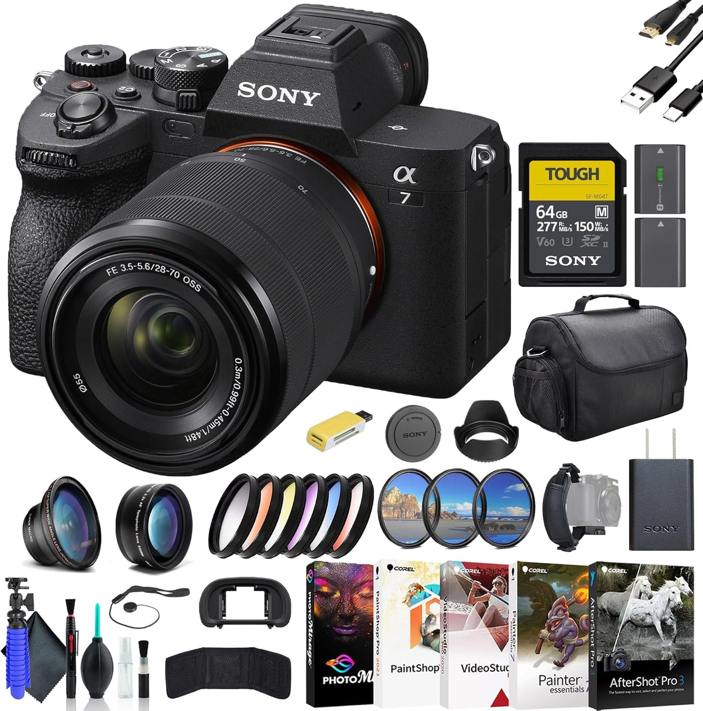 Sony ILCE-7M4K/B a7 IV Mirrorless Camera Kit