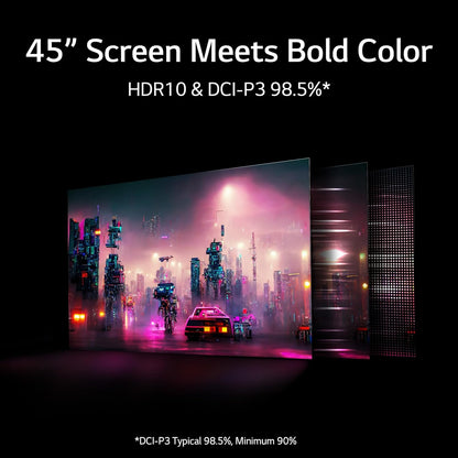 LG 45GR95QE-B.AUS 45" Curved OLED 240Hz Gaming Monitor