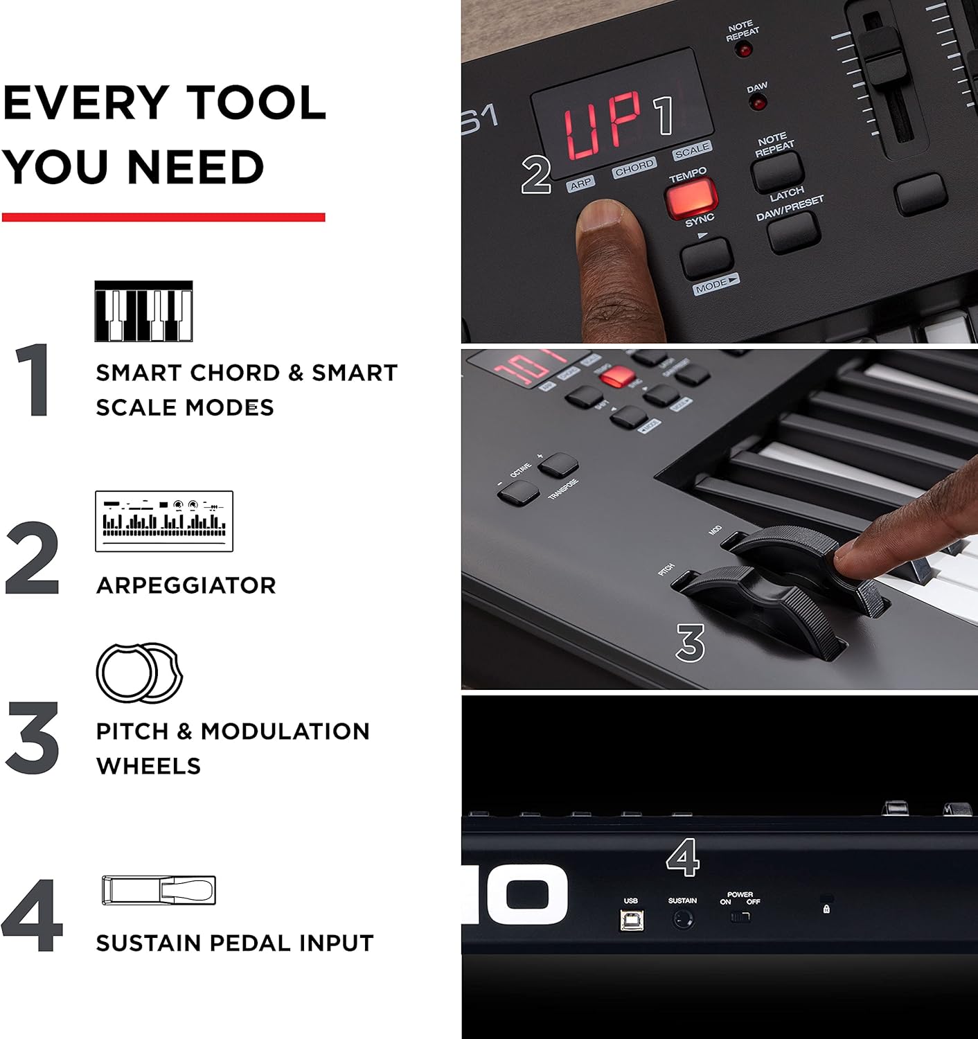 M-Audio Oxygen 61 MKV USB MIDI Keyboard Controller