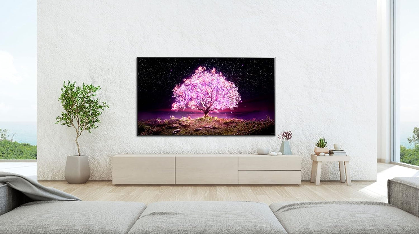 LG OLED83C1PUA C1 83-inch 4K OLED Smart TV Bundle