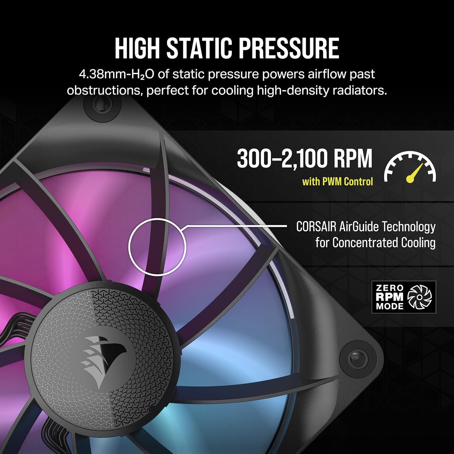 Corsair CO-9051018 iCUE Link RX120 RGB Fan Triple Pack