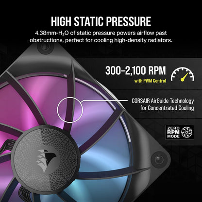 Corsair CO-9051017-WW iCUE Link RX120 RGB Fan
