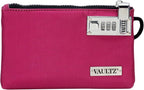 Vaultz Money Bag with Lock - 5x7 Inch - Berry
