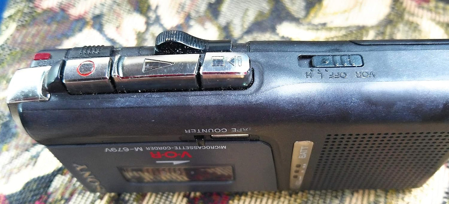 Sony M-679v Microcassette-corder Voice Recorder Refurbished