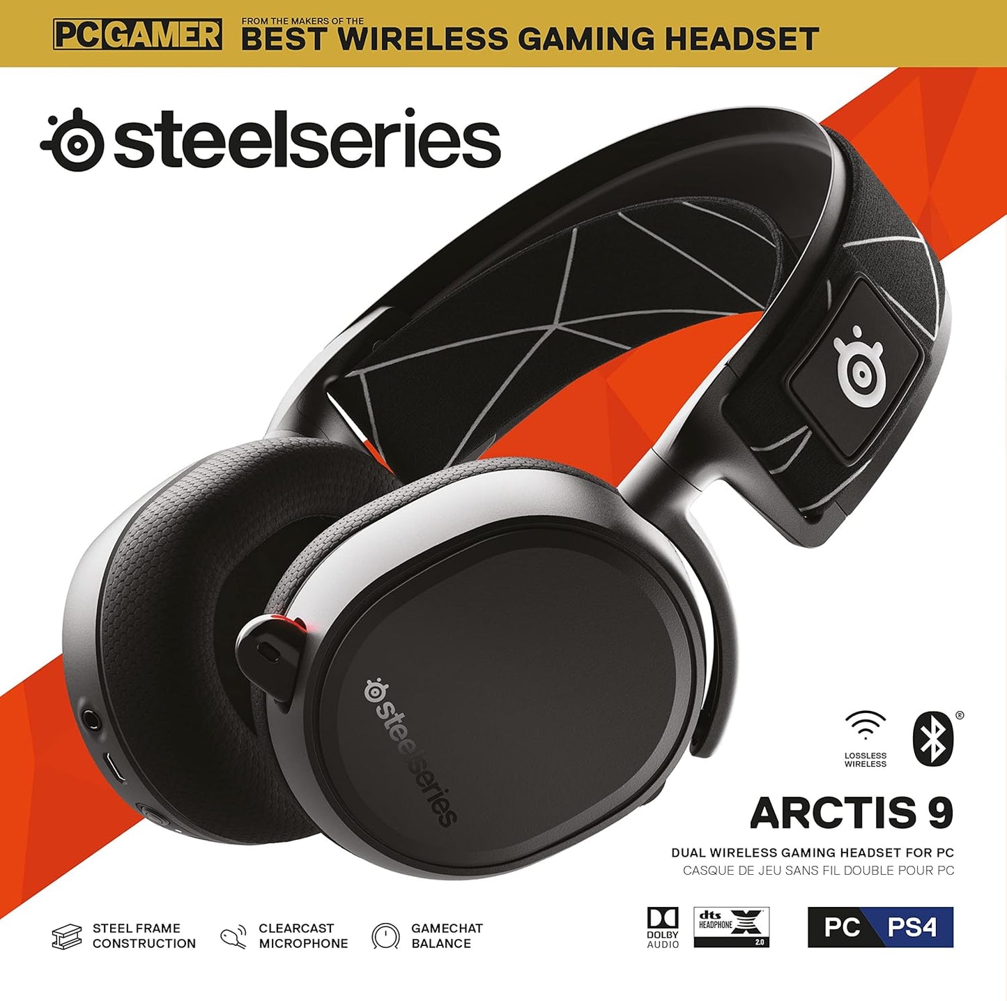 SteelSeries 61484 Arctis 9 Wireless Gaming Headset
