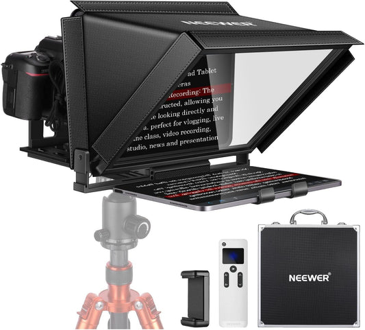 Neewer 10101278 Aluminum Teleprompter with Remote Control