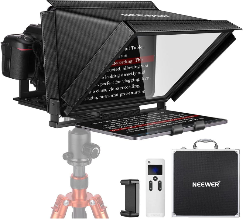 Neewer 10101278 Aluminum Teleprompter with Remote Control — main product image