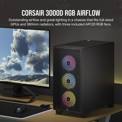 Corsair CC-9011255-WW 3000D RGB Airflow PC Case