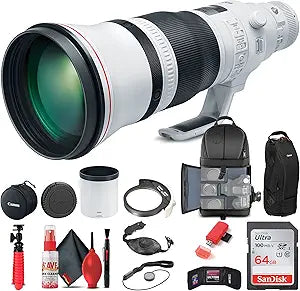 Canon 3329C002 EF 600mm f/4L IS III USM Lens Bundle (Renewed)