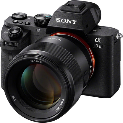 Sony SEL85F18/2 85mm F/1.8 Telephoto Prime Lens