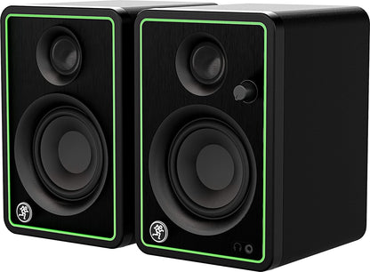 Mackie CR3 CR3-X 3-Inch Multimedia Monitors Bundle