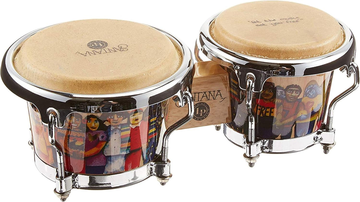 Latin Percussion LPM200-AW Santana Mini Tunable Bongos