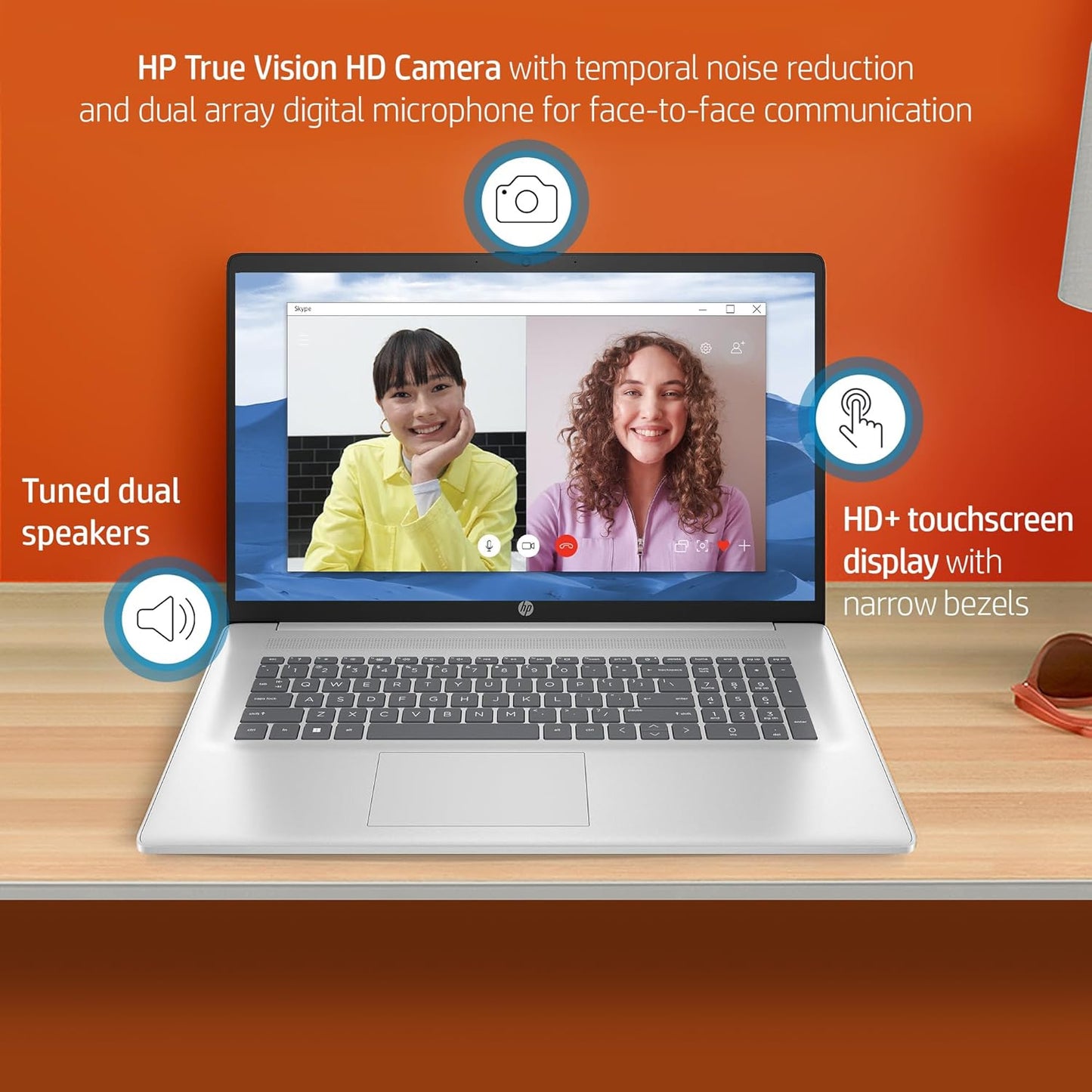HP HP 17 Laptop AMD Ryzen 5 Touchscreen Office