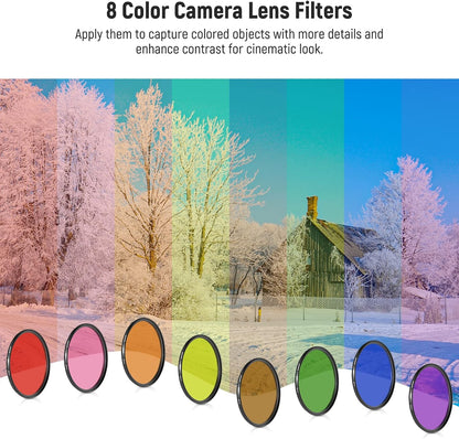Neewer 10080923 58mm Full Color Lens Filter Set