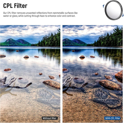 Neewer 58mm Filter Kit ND CPL UV FLD Macro Lens