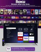 JVC LT43MAW5 43-Inch 4K UHD Roku Smart TV