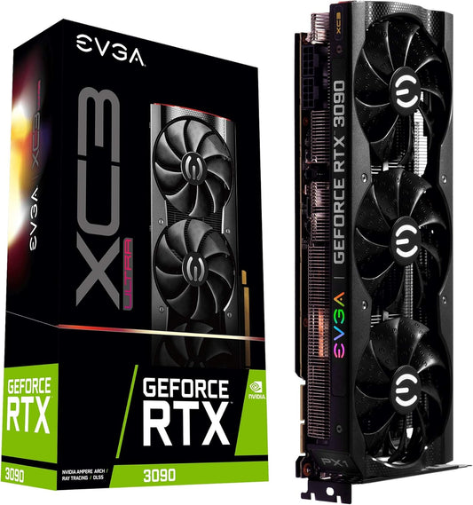 EVGA 24G-P5-3975-KR RTX 3090 XC3 Renewed Gaming Graphics Card