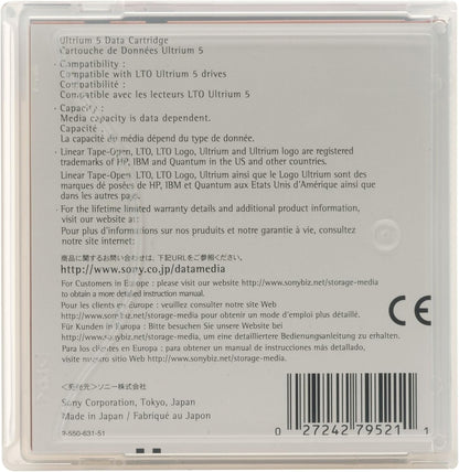 Sony LTX1500G LTO-5 1500GB Data Cartridge